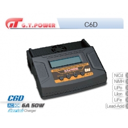 G.T. POWER C6D  Charge for：NiCd/NiMH/LiPo/Lilon/LiFe/Lead-acid Input Voltage：AC 110~240V or DC 11~18V
